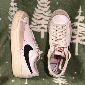 Nike Blazers Women’s White and Black Sneakers